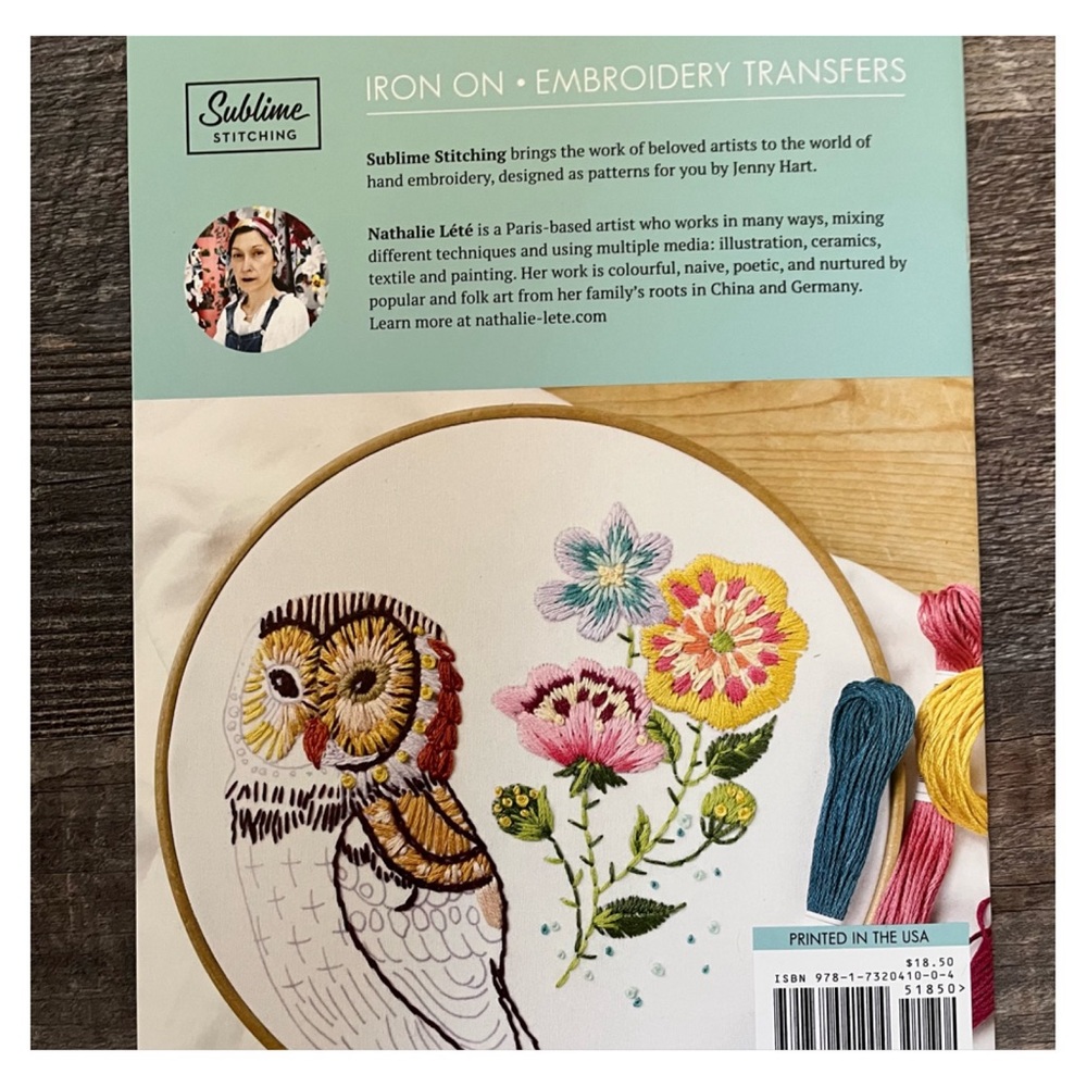 Sublime Stitching! Embroidery Portfolio Nathalie Lete! Brand New! Back in stock! - Picture 7 of 10